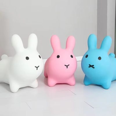 Nadmuchiwany koń jednorożec Bouncy Animal Bunny Hoppers