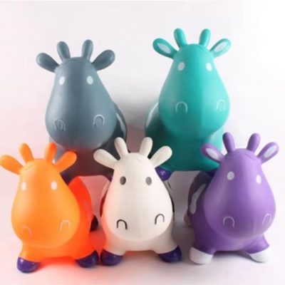 Nadmuchiwany koń jednorożec Bouncy Animal Bunny Hoppers