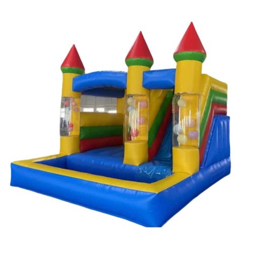 13ft Moonwalk Commercial Inflatable Jump Bouncy Castle Blow Up Bounce House with Slide for Party Jumper Rentals