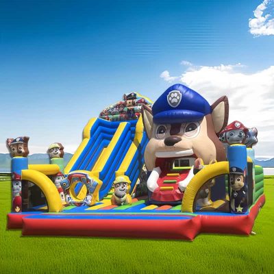 Komercyjny nadmuchiwany dom do skakania Paw Patrol do wynajmu dmuchanego dmuchanego zamku